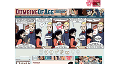 Desktop Screenshot of dumbingofage.com